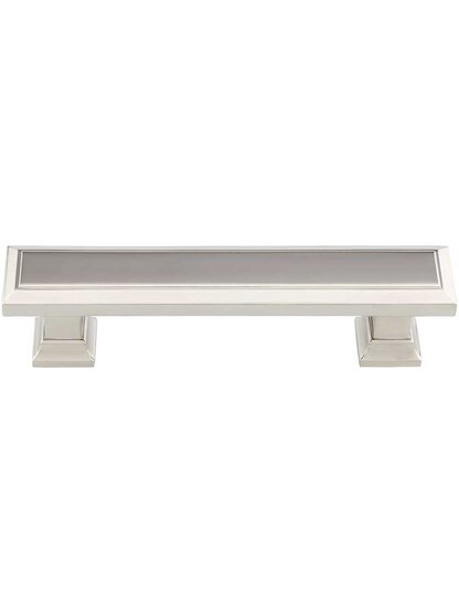 Regent Cabinet Pull - 3 1/2 inch Center to Center in Polished Nickel.